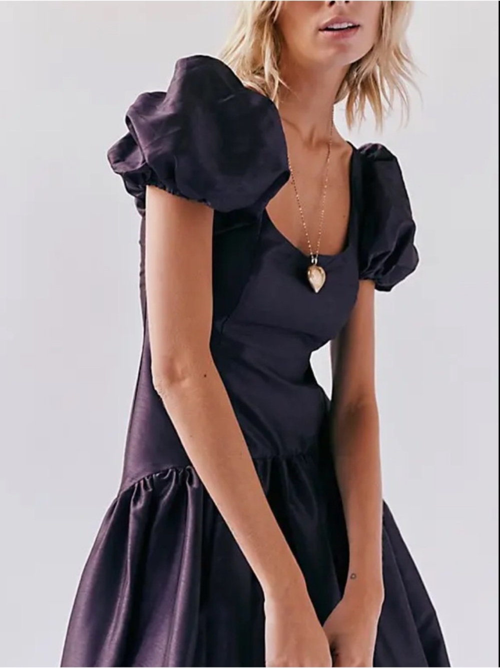 HUTCH anthropologie Brighton Midi Dress in Purple NWT